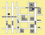 大阪/心斎橋「アメ村」のシルバーアクセサリー セレクトショップ Ark secret baseの地図