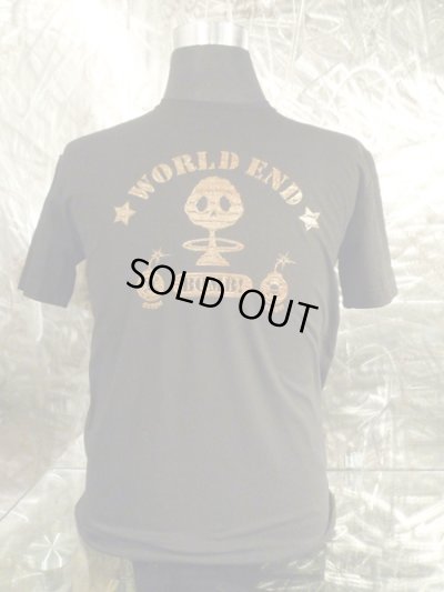 画像1: アークシルバーアクセサリーズ/WORLD END 煙スカル Tシャツ