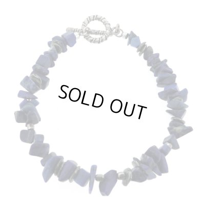 画像1: アークシルバーアクセサリーズ/ペブルス ラピスラズリ ブレスレット