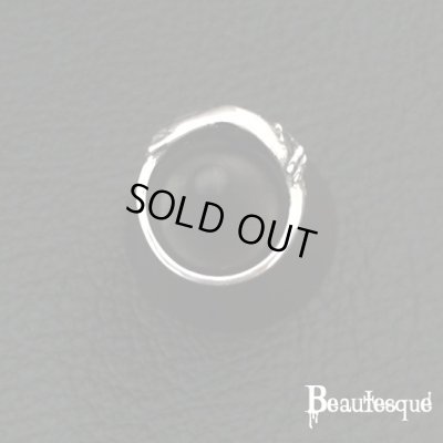 赤い義眼シルバーリング｜ビュウテスク