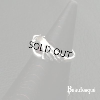 赤い義眼シルバーリング｜ビュウテスク