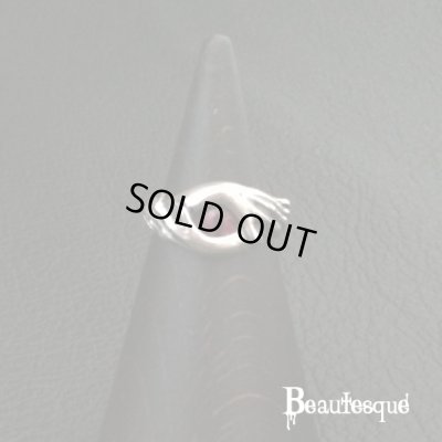 赤い義眼シルバーリング｜ビュウテスク