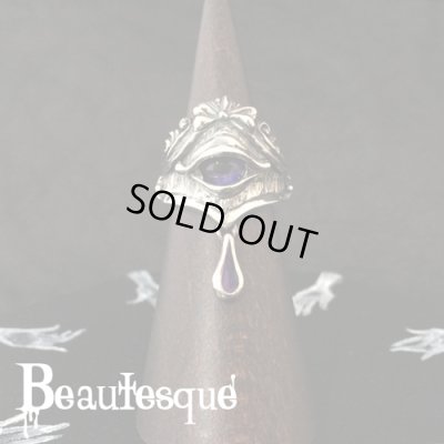 義眼のティアドロップリング｜ビュウテスク