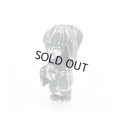 座敷わらしペンダント 和風アクセサリー 銀風