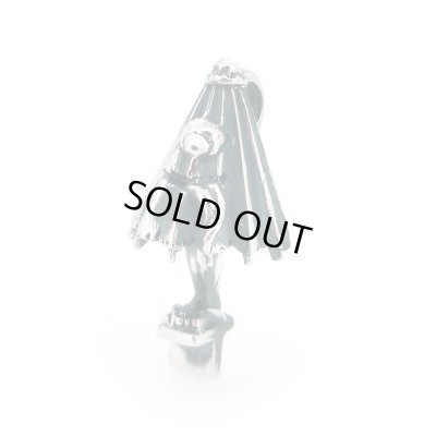 唐傘お化けペンダント 和風アクセサリー 銀風