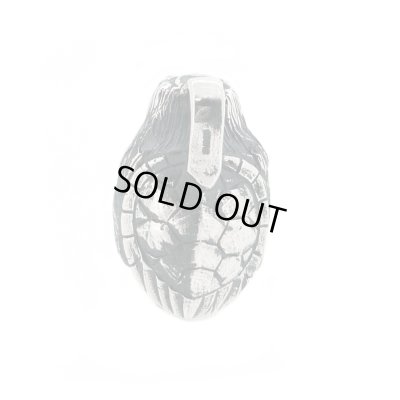 河童ペンダント 和風アクセサリー銀風