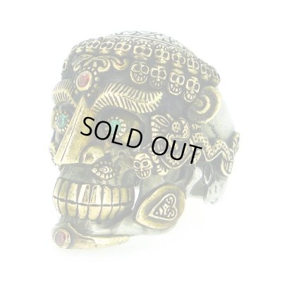 [チベタンスカルリング] tibetan skull ring / BLIND RABBIT（ブラインドラビット）