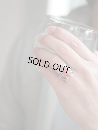 ジョニーデップ愛用アクセサリー「リーダウニー」スカルリング(スパイニーオイスター)