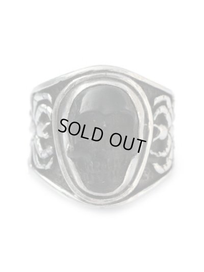 ジョニーデップ愛用アクセサリー「リーダウニー」スカルリング(ジェット)