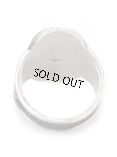 ジョニーデップ愛用アクセサリー「リーダウニー」ラージスカルリング(マンモスの牙)