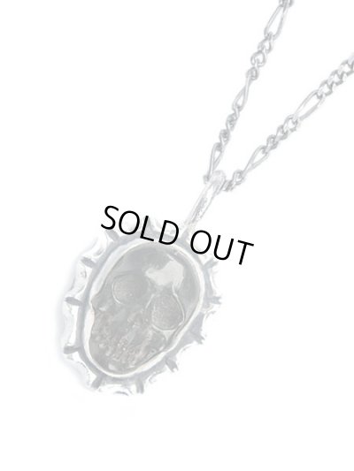 ジョニーデップ愛用アクセサリー「リーダウニー」スカルペンダント（ジェット）