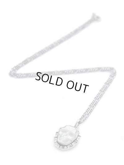 ジョニーデップ愛用アクセサリー「リーダウニー」スカルペンダント（マザーオブパール）