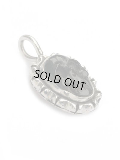 ジョニーデップ愛用アクセサリー「リーダウニー」スカルペンダント（ジェット）