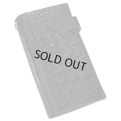 アンティークロングウォレット（クロコスタイルミッドナイトパープル）｜アルテミスクラシック 