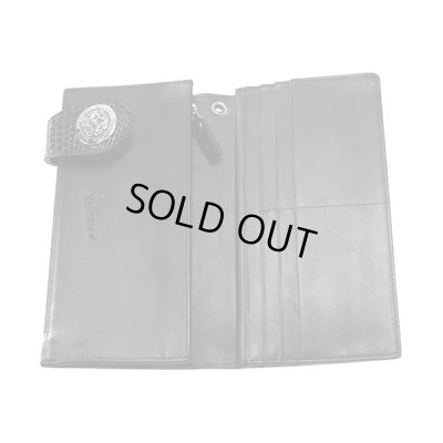 アンティークロングウォレット（クロコスタイルミッドナイトパープル）｜アルテミスクラシック 