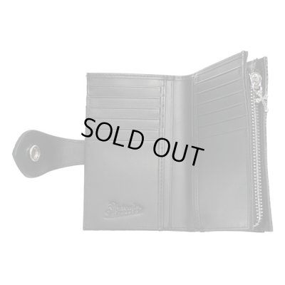 アンティークミディアムウォレット（クロコスタイルミッドナイトパープル）｜アルテミスクラシック 