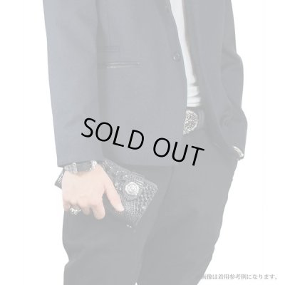 アンティークロングウォレット（クロコスタイルミッドナイトパープル）｜アルテミスクラシック 