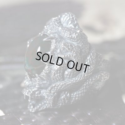 ヒドラのシルバーリング|9つの頭をもつ蛇の怪物