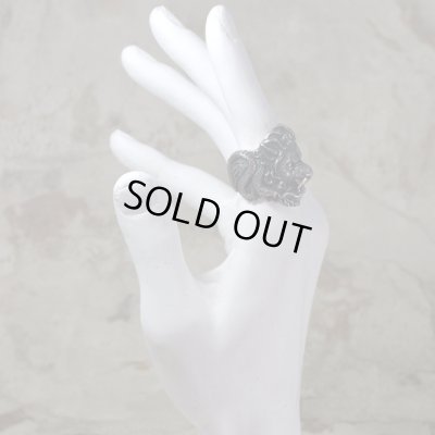 魔獣キメラのシルバーリング｜ライオン、山羊、蛇の複合魔獣