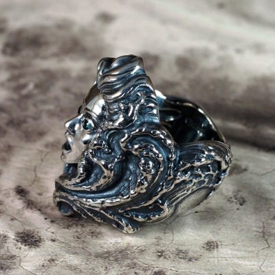 海の魔物セイレーンのシルバーリング|Guardia/ガルディア