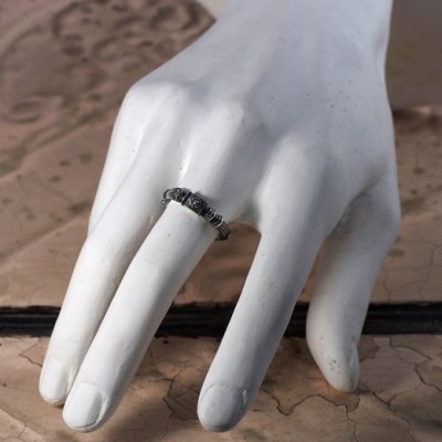 古代ギリシャ建築の円柱からイメージしたシルバーリング|Guardia/ガルディア