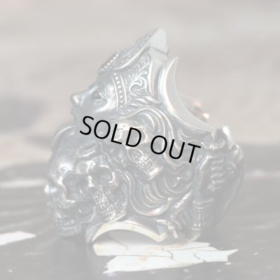 悪鬼を喰らう黒き女神カーリーのシルバーリング｜Guardia/ガルディア