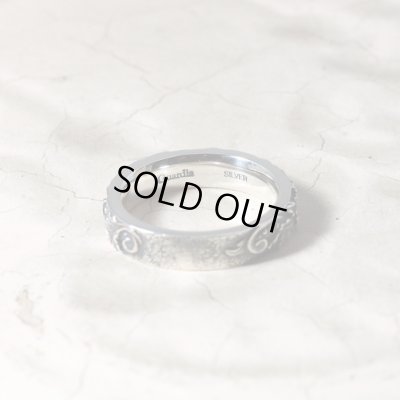 [ペアリングセット]アカンサスモチーフのシルバーペアリング