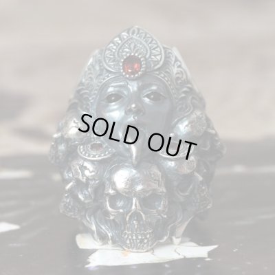 悪鬼を喰らう黒き女神カーリーのシルバーリング｜Guardia/ガルディア