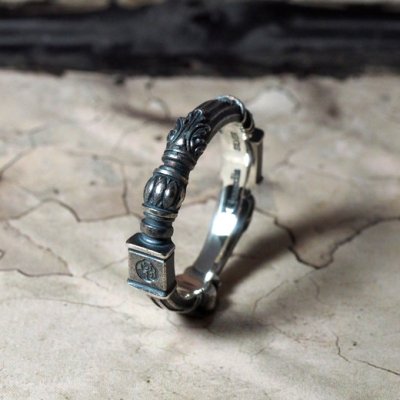 古代ギリシャ建築の円柱からイメージしたシルバーリング|Guardia/ガルディア