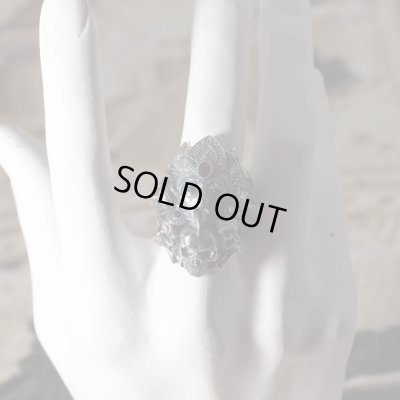 悪鬼を喰らう黒き女神カーリーのシルバーリング｜Guardia/ガルディア