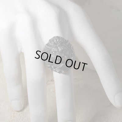 魔獣キメラのシルバーリング｜ライオン、山羊、蛇の複合魔獣