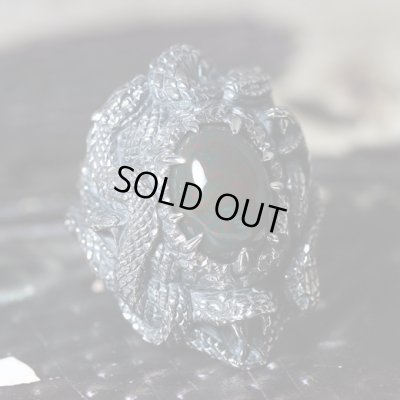 ヒドラのシルバーリング|9つの頭をもつ蛇の怪物