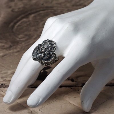 海の魔物セイレーンのシルバーリング|Guardia/ガルディア