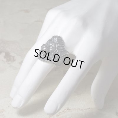 魔獣キメラのシルバーリング｜ライオン、山羊、蛇の複合魔獣