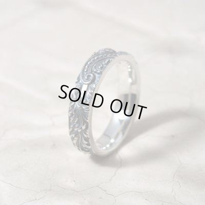 古代ギリシャ建築の代表的モチーフ「アカンサス」のシルバーリング｜Guardia/ガルディア