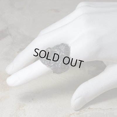 魔獣キメラのシルバーリング｜ライオン、山羊、蛇の複合魔獣