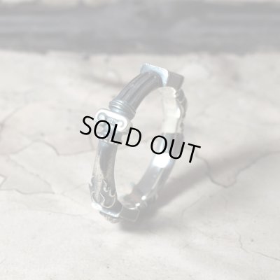 古代ギリシャ建築の円柱からイメージしたシルバーリング｜Guardia/ガルディア