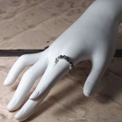 古代ギリシャ建築の円柱からイメージしたシルバーリング|Guardia/ガルディア