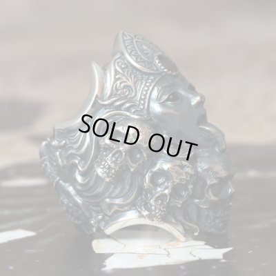 悪鬼を喰らう黒き女神カーリーのシルバーリング｜Guardia/ガルディア