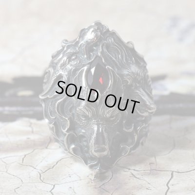 冥府の番犬ケルベロスのシルバーリング｜Guardia/ガルディア