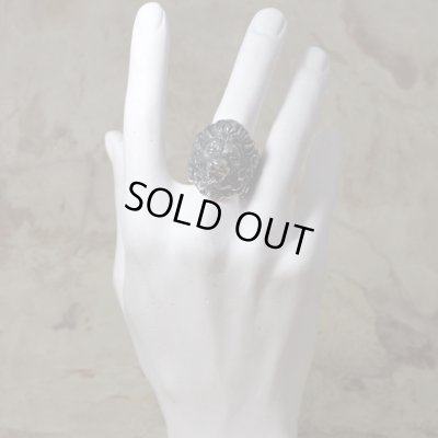 魔獣キメラのシルバーリング｜ライオン、山羊、蛇の複合魔獣