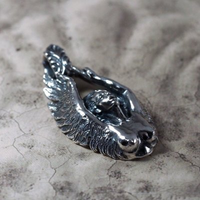 海の魔物セイレーンのシルバーネックレス|Guardia/ガルディア