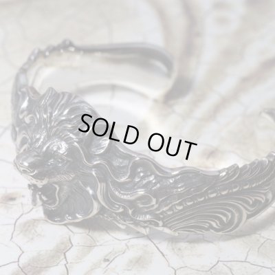 ライオンのシルバーバングル｜Guardia/ガルディア