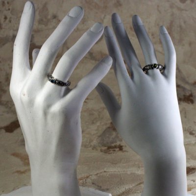 西洋の柱をモチーフにしたシルバーリング|Guardia/ガルディア