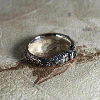 西洋の柱をモチーフにしたシルバーリング|Guardia/ガルディア