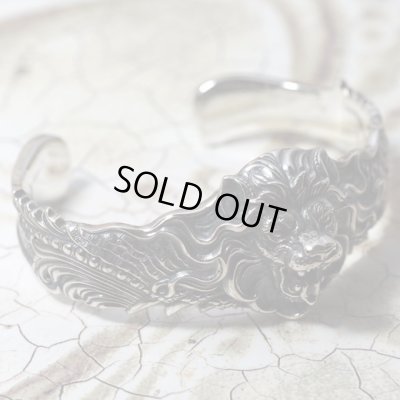 ライオンのシルバーバングル｜Guardia/ガルディア