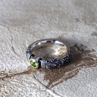 西洋の柱をモチーフにしたシルバーリング|Guardia/ガルディア