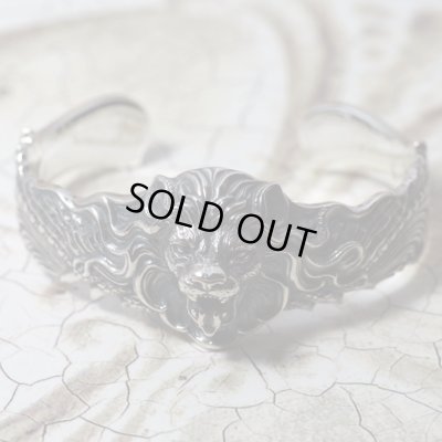 ライオンのシルバーバングル｜Guardia/ガルディア