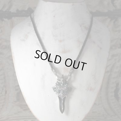 アテナのシルバー&レザーネックレス|Guardia/ガルディア