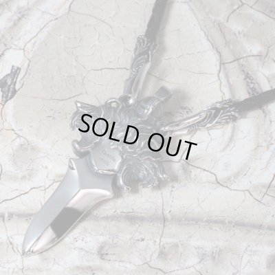 アテナのシルバー&レザーネックレス|Guardia/ガルディア